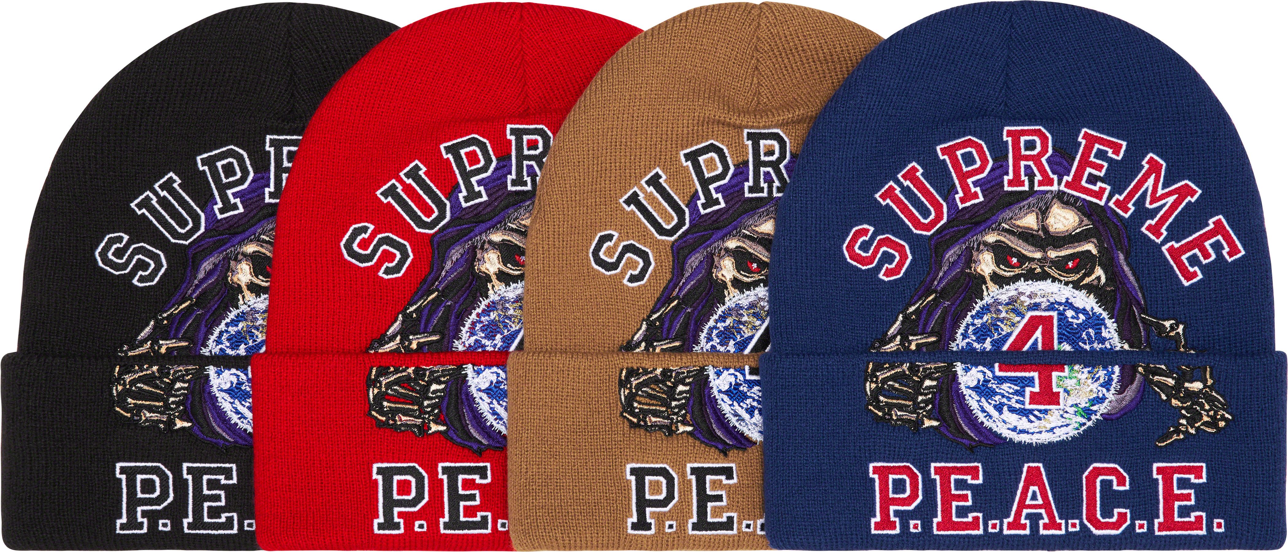 Peace Embroidered Beanie - fall winter 2023 - Supreme